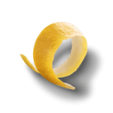 Espiral de cáscara de naranja de Coctelista